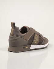 ZAPATILLAS ARMANI EA7 SNEAKER NAVY AF18610 FALCON GOLD en color Marron