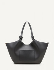 BOLSO DKNY PAULA MD TOTE BLACK/GOLD R42BAE49 en color Negro