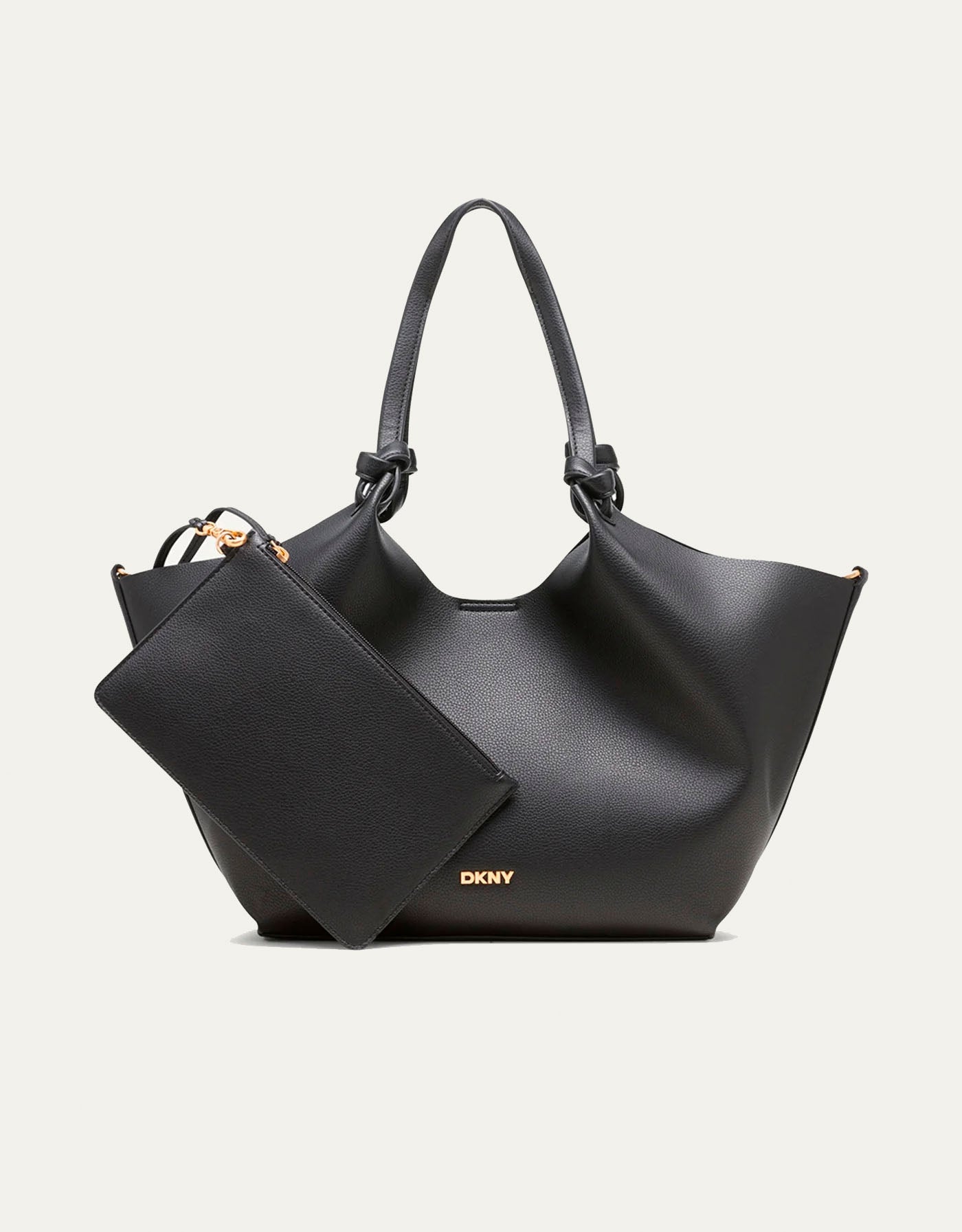 DKNY PAULA MD TOTE BLACK/GOLD R42BAE49 91232