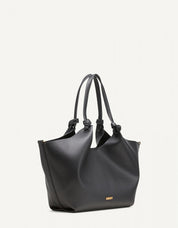 BOLSO DKNY PAULA MD TOTE BLACK/GOLD R42BAE49 en color Negro