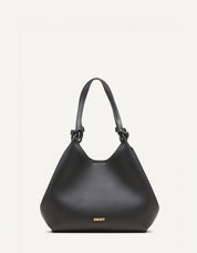 BOLSO DKNY PAULA MD TOTE BLACK/GOLD R42BAE49 en color Negro
