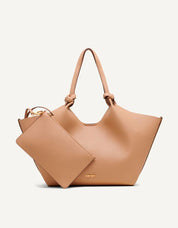 BOLSO DKNY PAULA MD TOTE CAPUCCINO R42BAE49 en color Beige