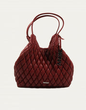 BOLSO DKNY PAULA MD TOTE RHYTHM RED R62AZE49 en color Burdeos