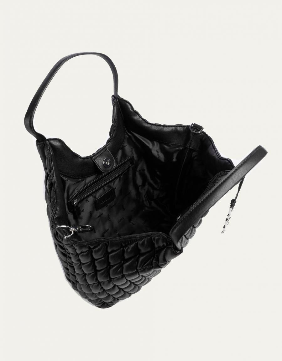 BOLSO DKNY PAULA MD TOTE BLACK R62AZE49 en color Negro