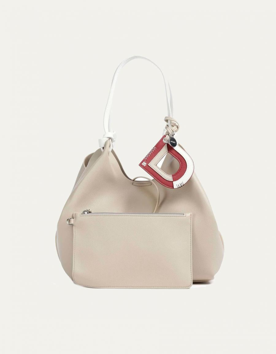 BOLSO DKNY `PAULA MD TOTE LT TAUPE R62AAE49 en color Taupe