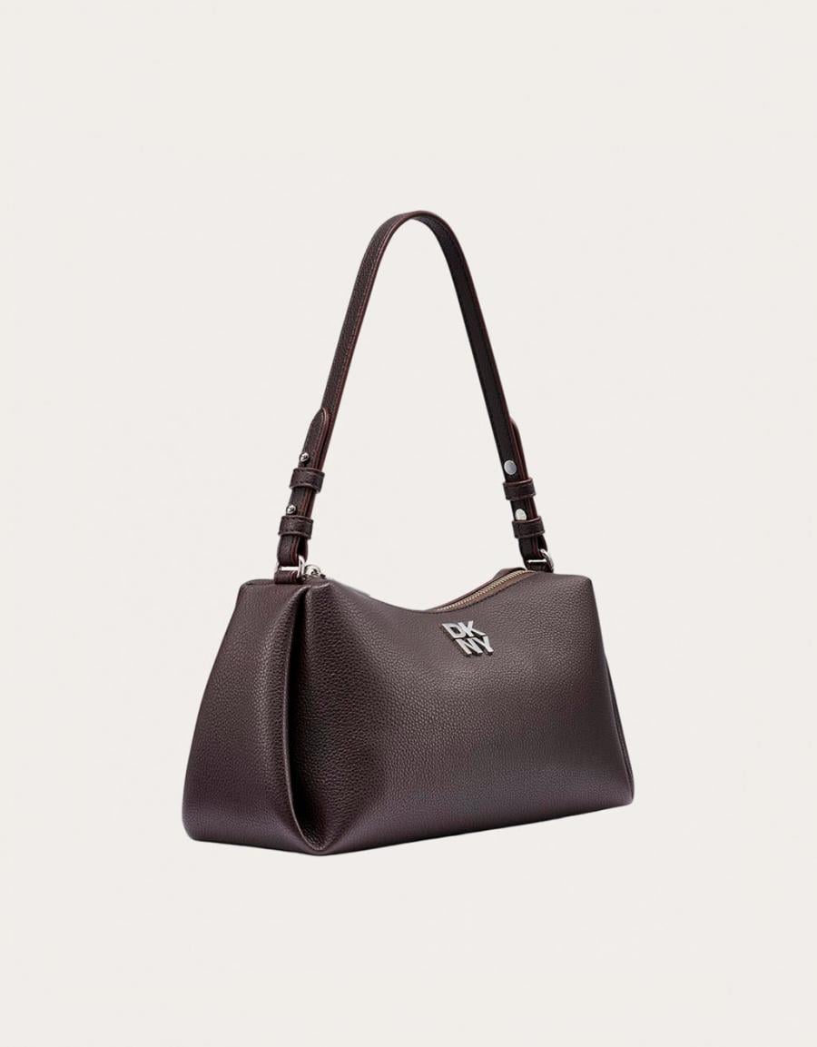 BOLSOS DKNY REMY SHOULDER BAG COFFE R423AE54 en color Negro
