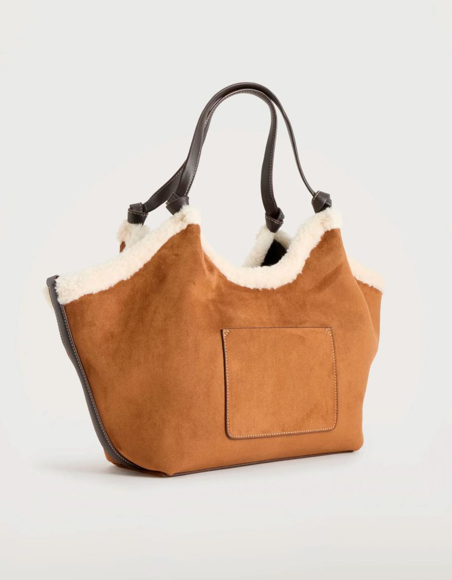 BOLSOS DKNY PAULA MD TOTE WALNUT R63ACE49 en color Cuero