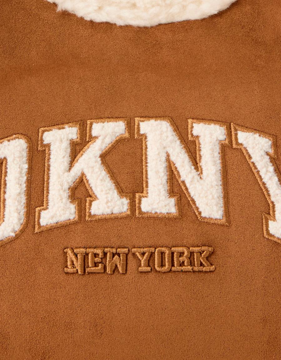 BOLSOS DKNY PAULA MD TOTE WALNUT R63ACE49 en color Cuero