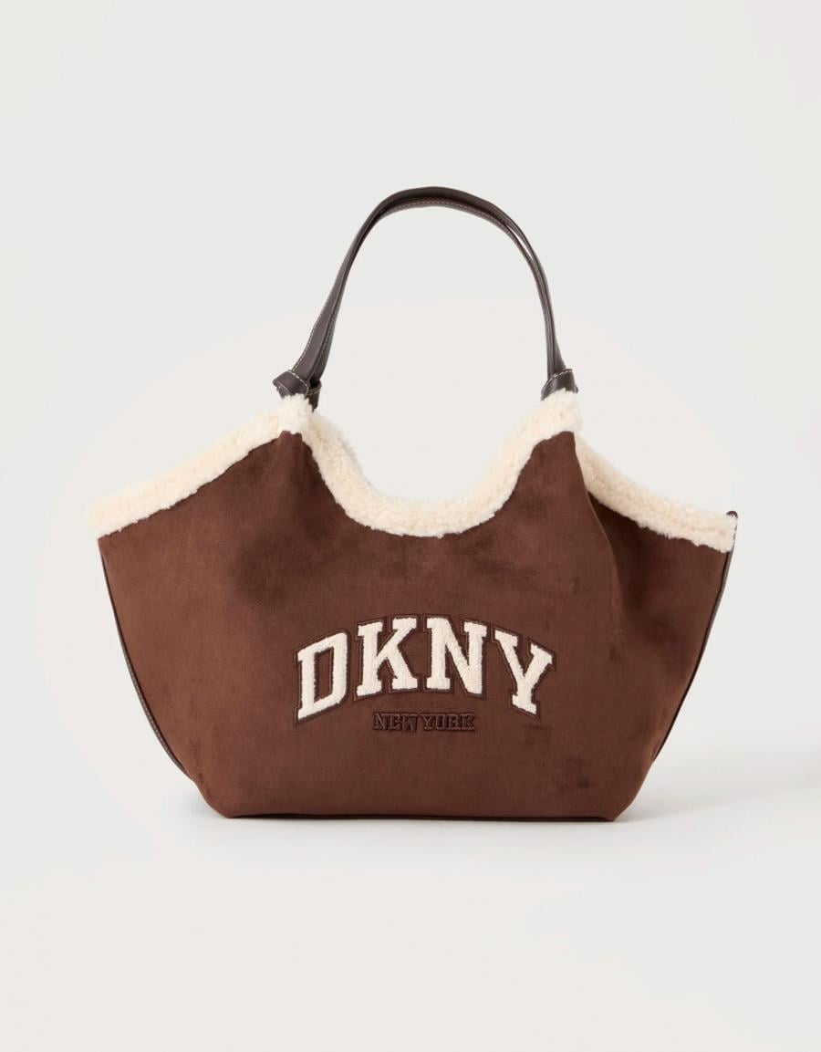 BOLSOS DKNY PAULA MD TOTE COFFE BEAN R63ACE49 en color Marron