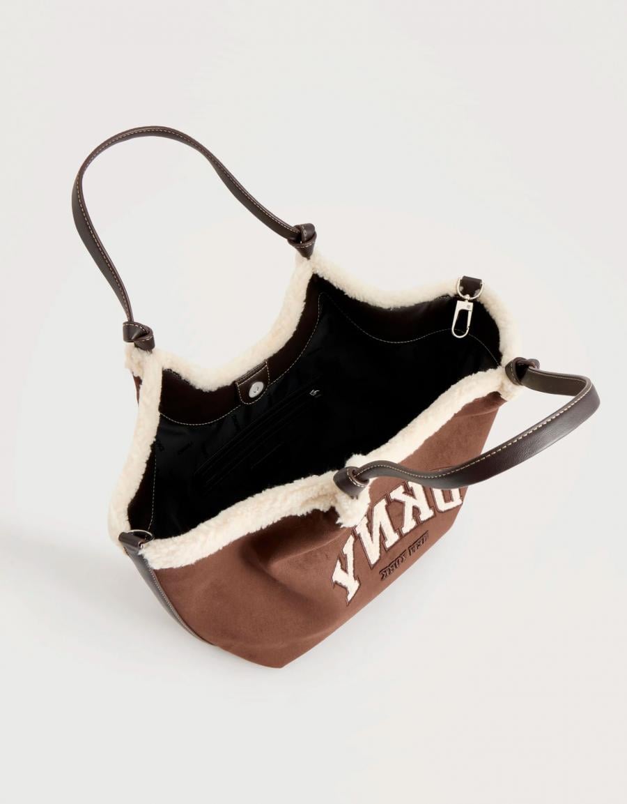 BOLSOS DKNY PAULA MD TOTE COFFE BEAN R63ACE49 en color Marron