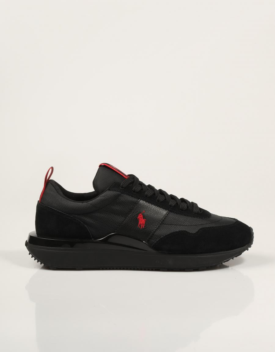 ZAPATILLAS POLO RALPH LAUREN TRAIN 89 BLACK 809P01638002 en color Negro