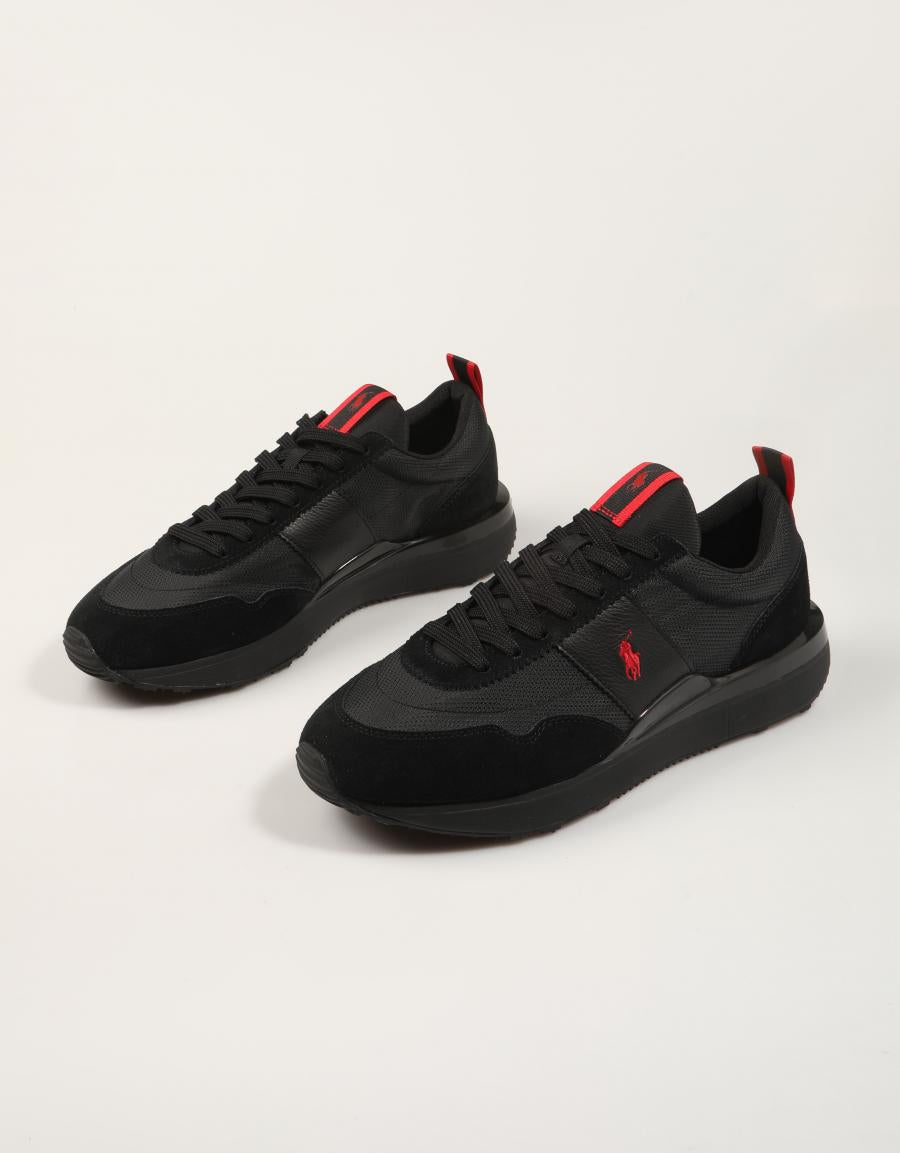 ZAPATILLAS POLO RALPH LAUREN TRAIN 89 BLACK 809P01638002 en color Negro