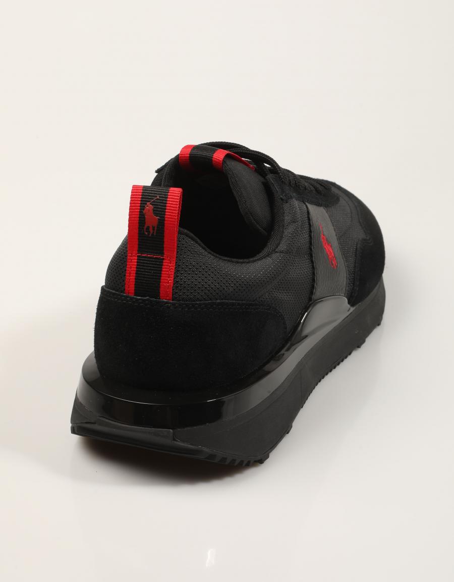 ZAPATILLAS POLO RALPH LAUREN TRAIN 89 BLACK 809P01638002 en color Negro