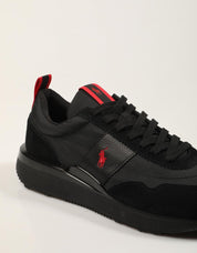 ZAPATILLAS POLO RALPH LAUREN TRAIN 89 BLACK 809P01638002 en color Negro