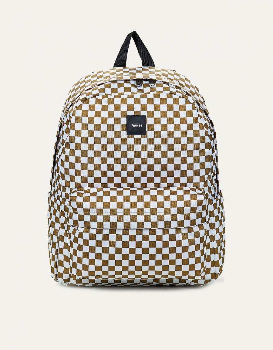 MOCHILAS VANS OLD SKOOL OLIVE BROWN VN000H4X en color Kaki