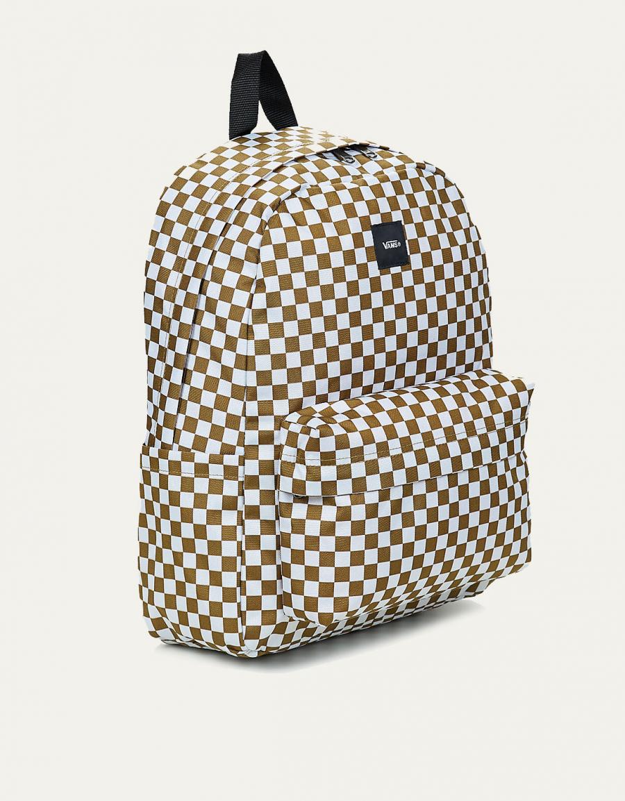 MOCHILAS VANS OLD SKOOL OLIVE BROWN VN000H4X en color Kaki