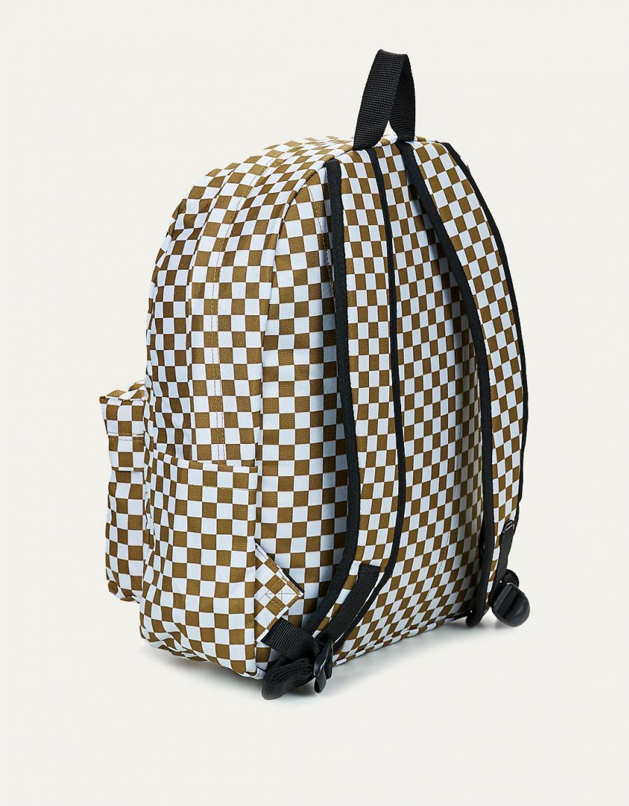 MOCHILAS VANS OLD SKOOL OLIVE BROWN VN000H4X en color Kaki