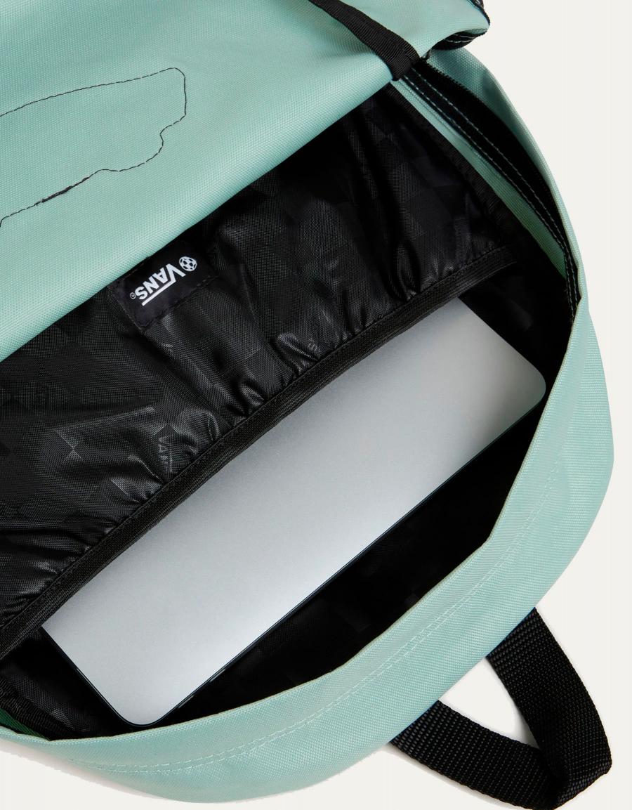 MOCHILAS VANS OLD SKOOL DUSTY MINT VN000H4Y en color Verde