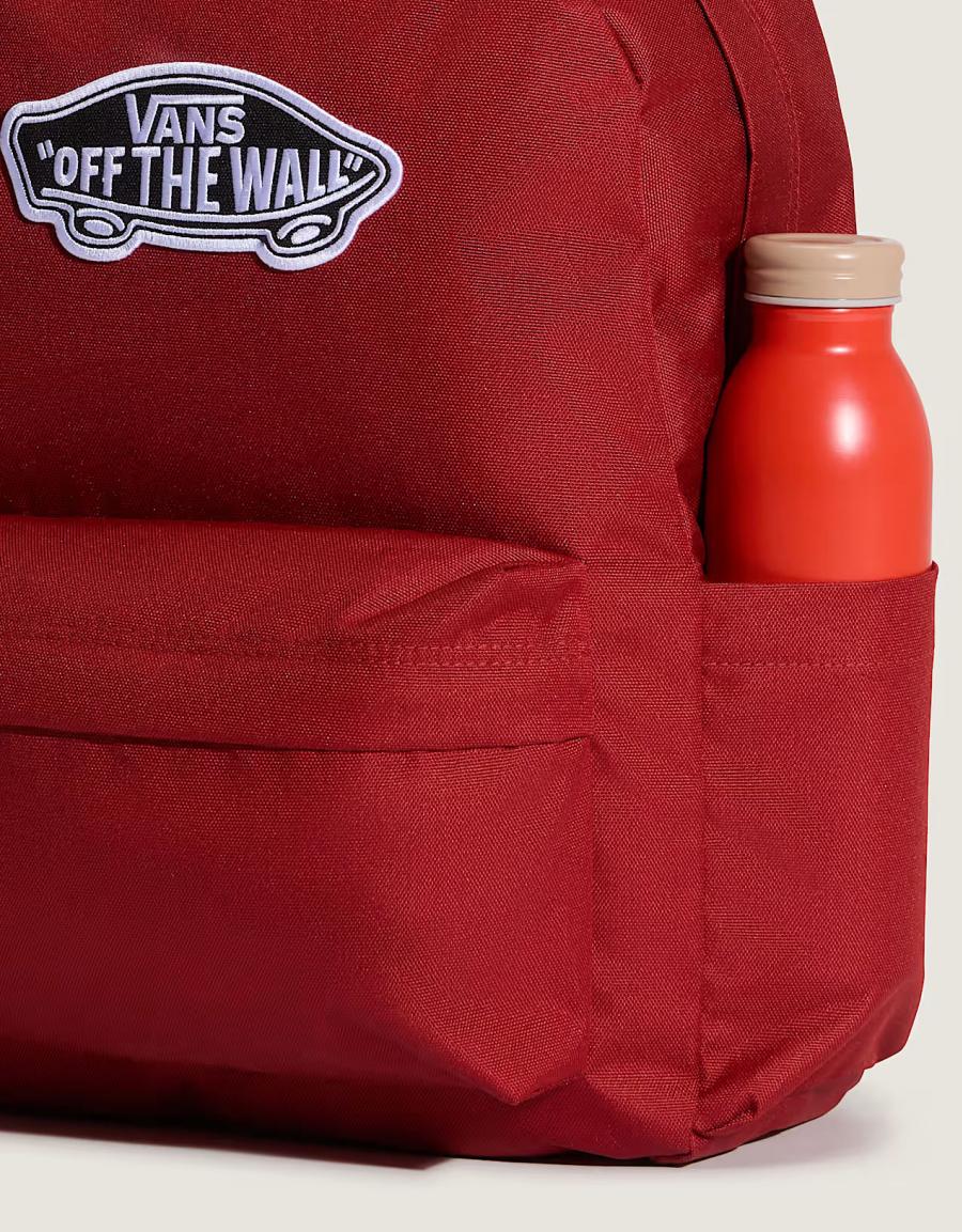 MOCHILAS VANS OLD SKOOL POPPY EMBER VN000H4Y en color Burdeos
