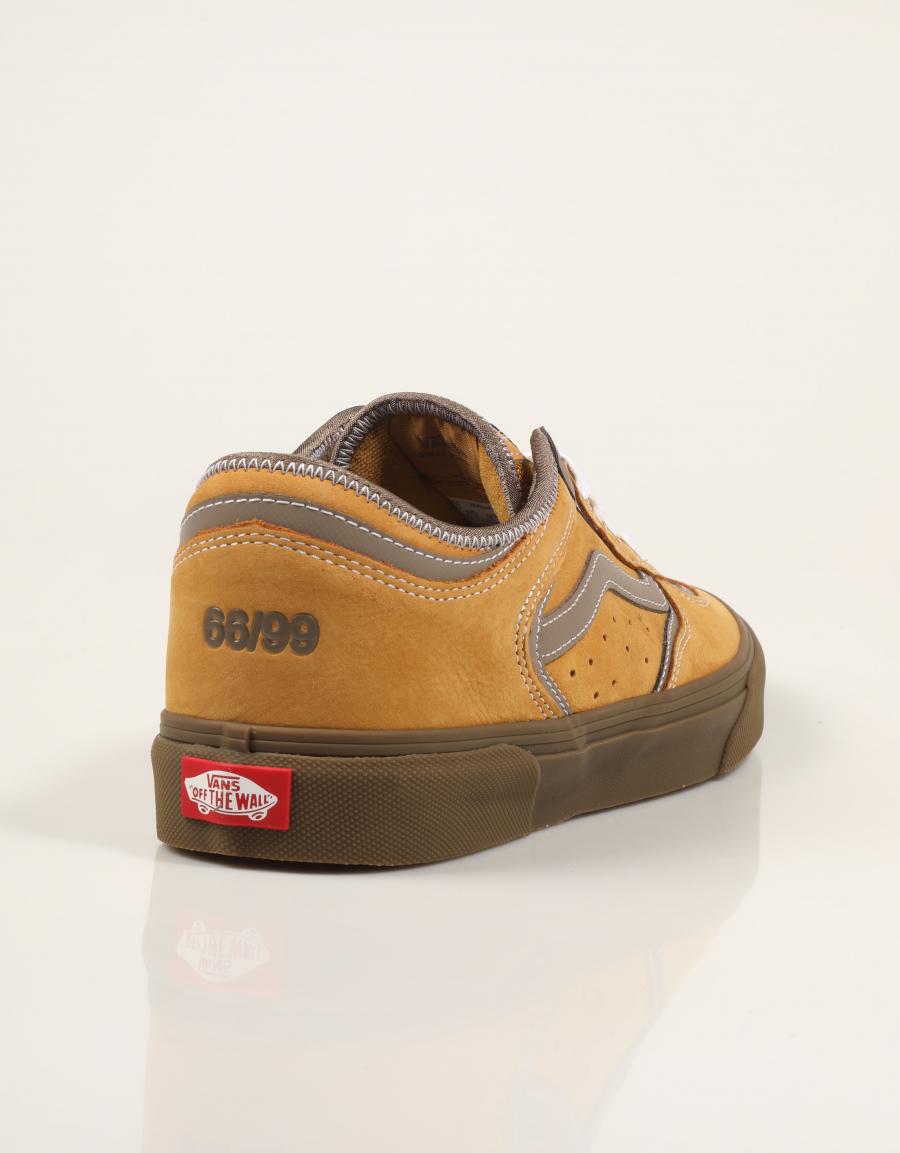 ZAPATILLAS VANS ROWLEY TAN VN000SF4 en color Cuero