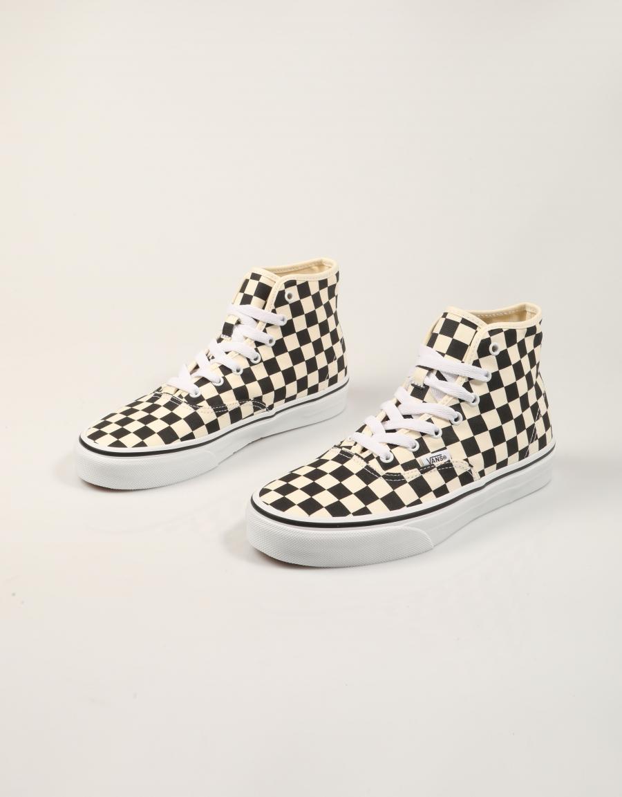 BOTINES VANS AUTHENTIC HI 2 O BLACK/WHITE VN000E8H en color Negro