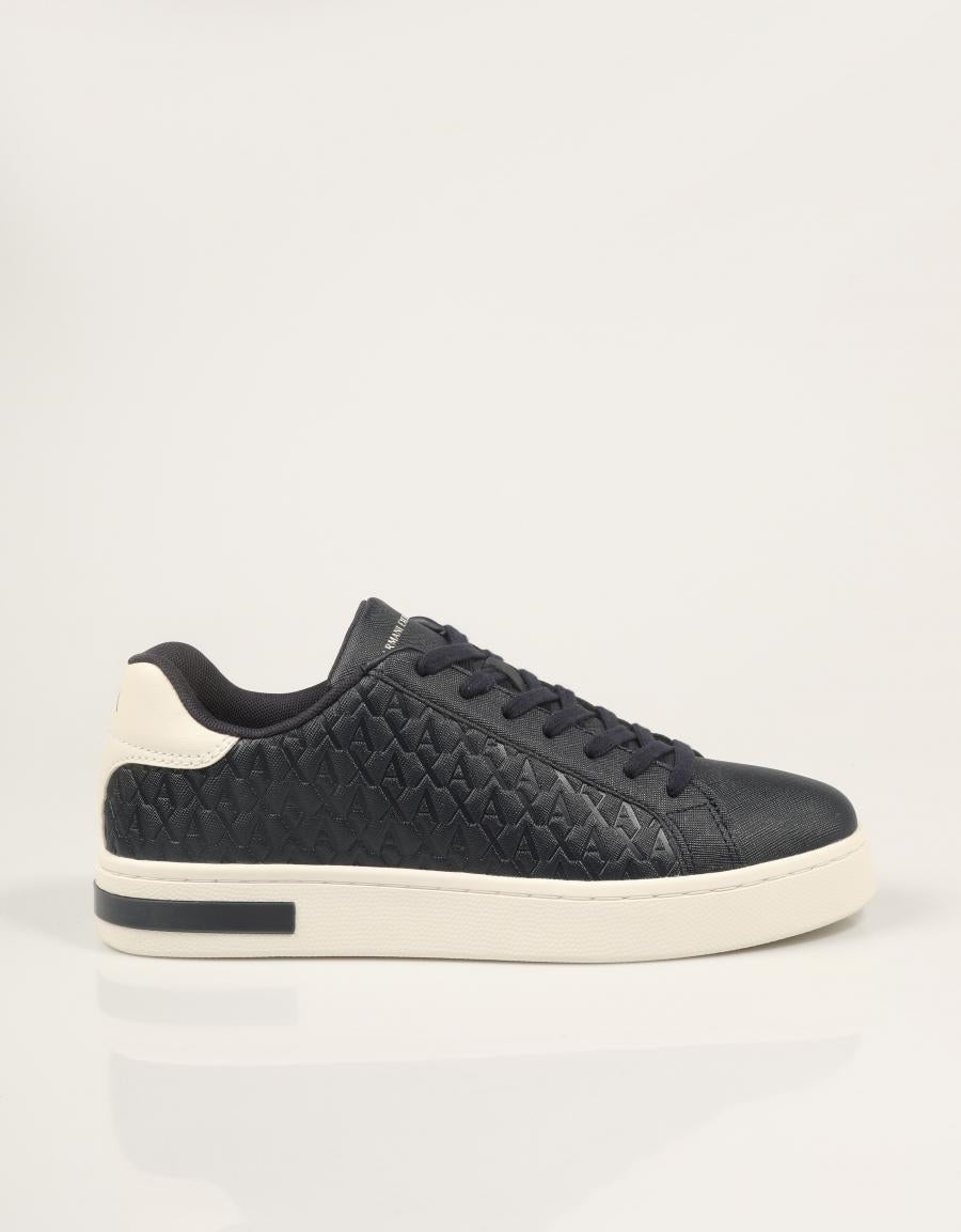 ZAPATILLAS ARMANI EXCHANGE LONDON NAVY AF11916 en color Azul marino