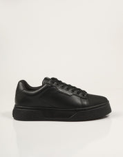ZAPATILLAS ARMANI EXCHANGE LION BLACK AF31308 en color Negro