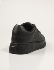 ZAPATILLAS ARMANI EXCHANGE LION BLACK AF31308 en color Negro