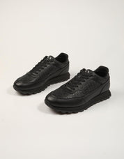 ZAPATILLAS ARMANI EXCHANGE DROP MINI BLACK AF29408 en color Negro