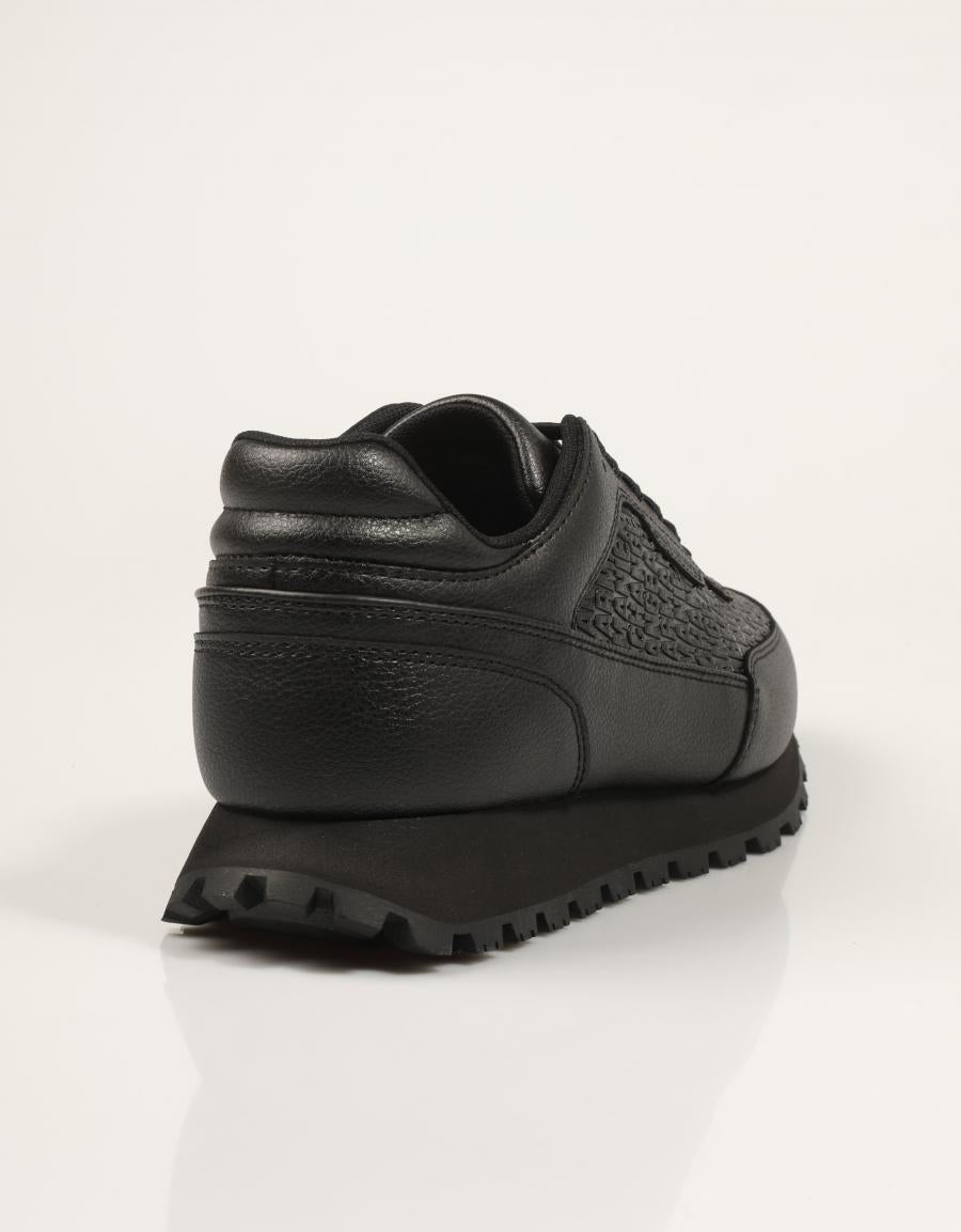 ZAPATILLAS ARMANI EXCHANGE DROP MINI BLACK AF29408 en color Negro