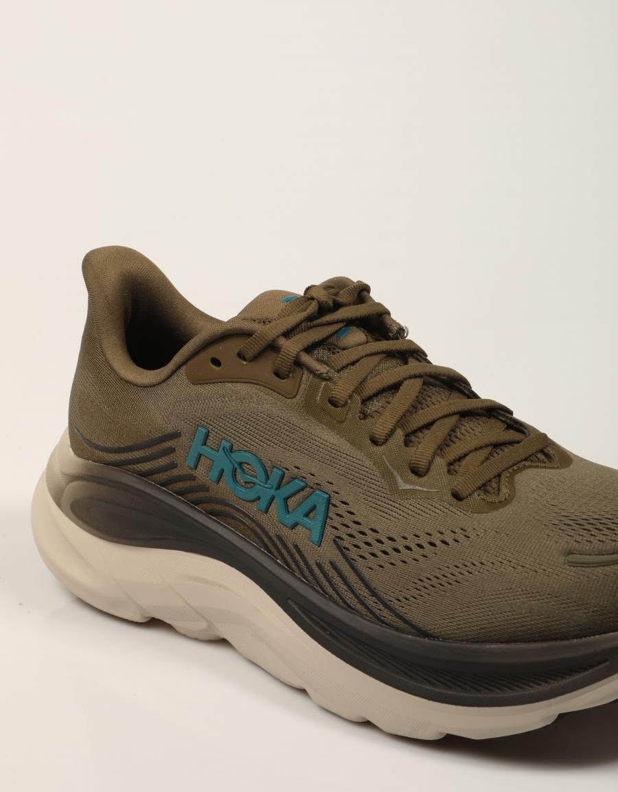 ZAPATILLAS HOKA CLIFTON 11 OLIVE 1176572 en color Kaki