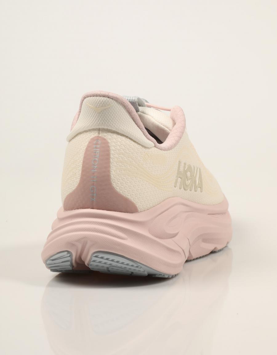ZAPATILLAS HOKA CLIFTON 11 GTX ALABASTER 1183115 en color Beige