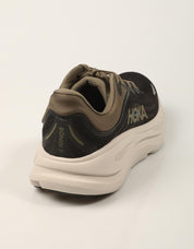 ZAPATILLAS HOKA BONDI 9 BLACK/GREY 1162011 en color Marron