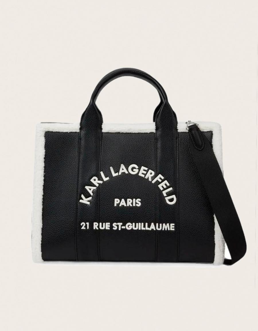 BOLSOS KARL LAGERFELD RSG MD SQUARE BLACK B4W30087 en color Negro