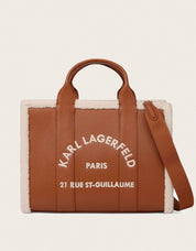 BOLSOS KARL LAGERFELD RSG MD SQUARE DARK TAN B4W30087 en color Cuero