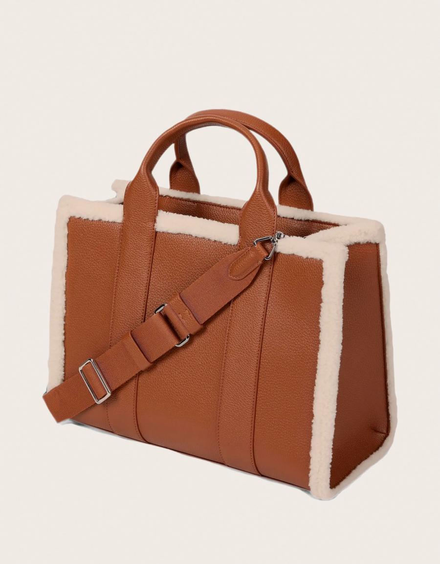 BOLSOS KARL LAGERFELD RSG MD SQUARE DARK TAN B4W30087 en color Cuero