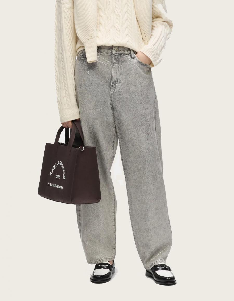 BOLSOS KARL LAGERFELD RSG MD SQU.TOTE SU TOBACCO B4W30373 en color Marron