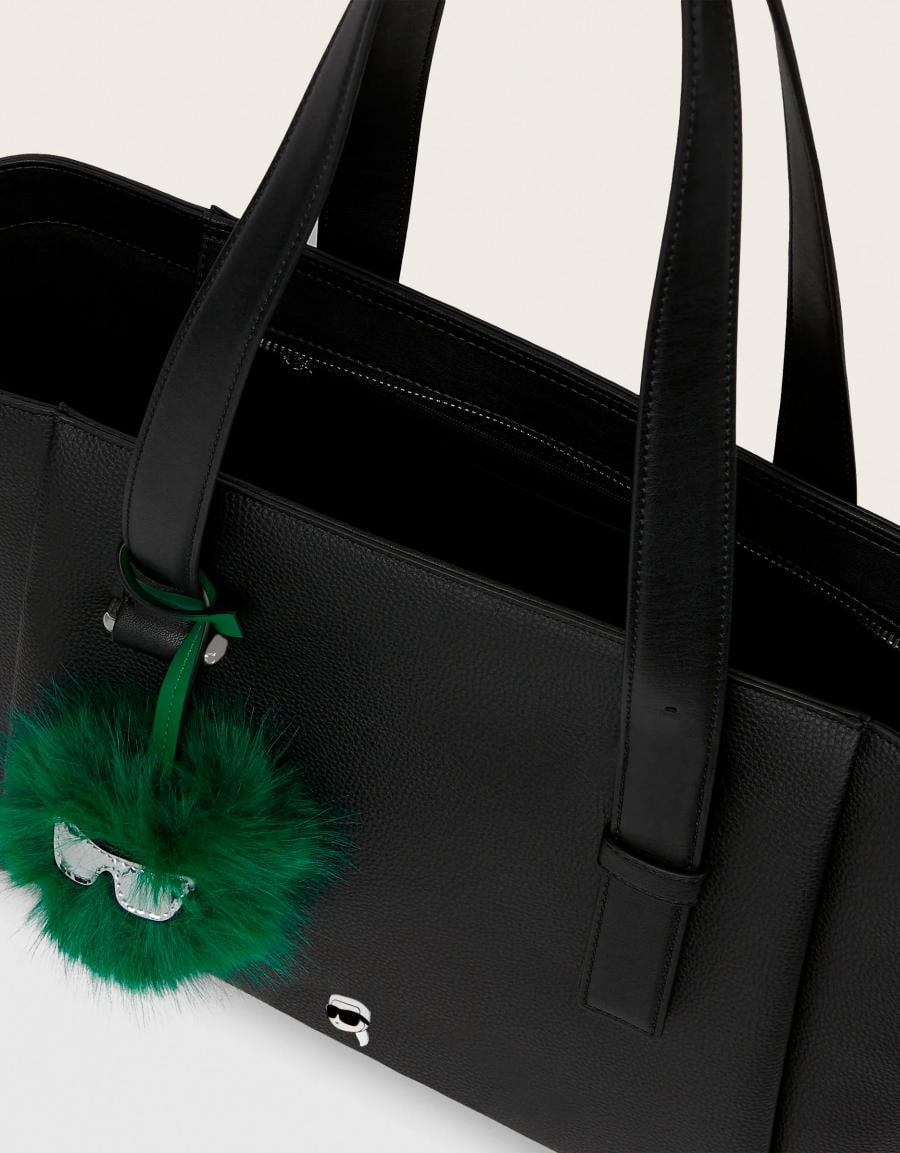 BOLSO KARL LAGERFELD IKON PEBBLE LARGE TOTE BLACK B4W30081 en color Negro