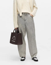 BOLSO KARL LAGERFELD RSG SQU.MED.TOTE TOBACCO1W50010 en color Marron