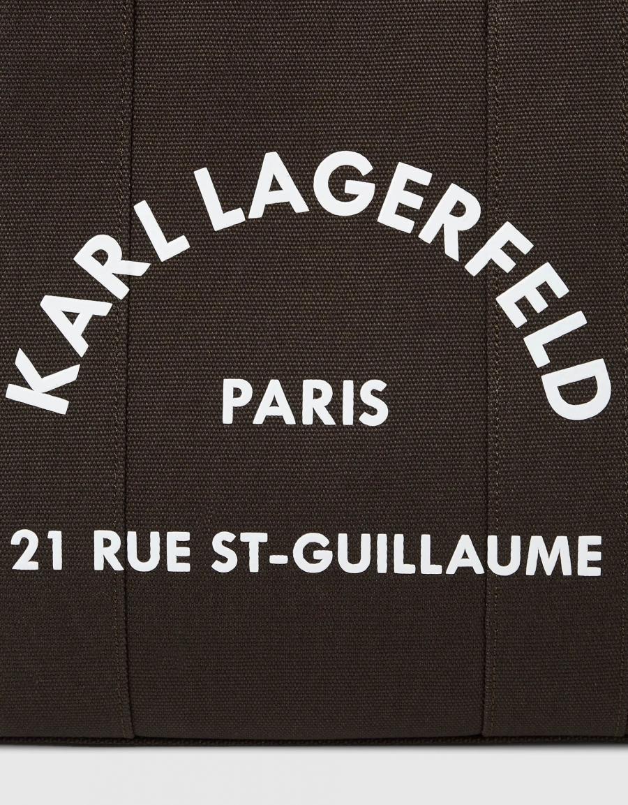 BOLSO KARL LAGERFELD RSG SQU.MED.TOTE TOBACCO1W50010 en color Marron