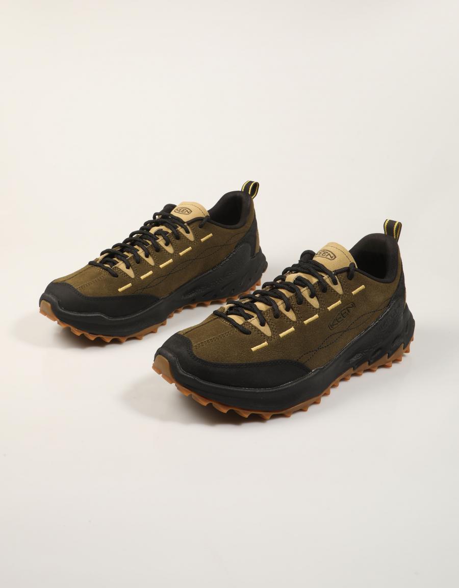 ZAPATILLAS KEEN JASPER ZIONIC DARK OLIVE 1031790 en color Beige