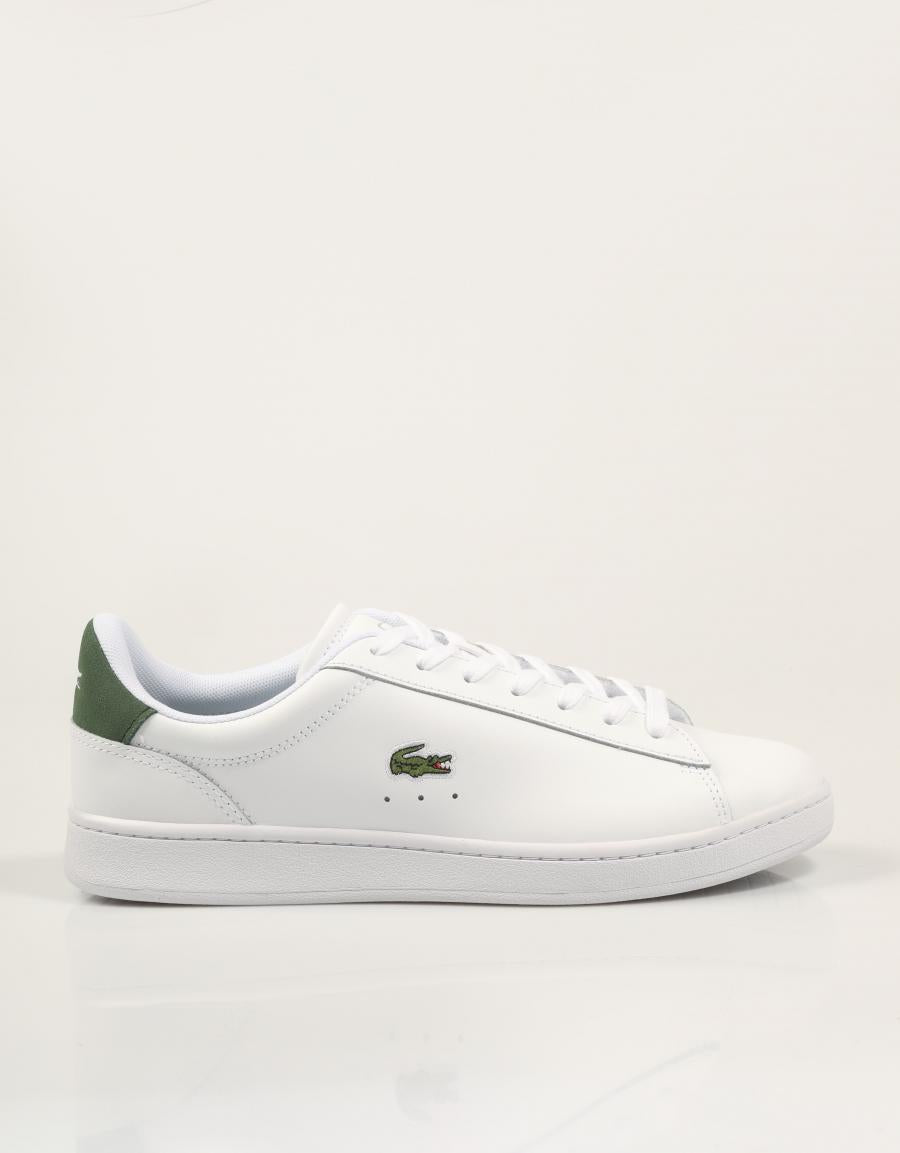ZAPATILLAS LACOSTE CARNABY  WHITE 48SMA0011 en color Blanco