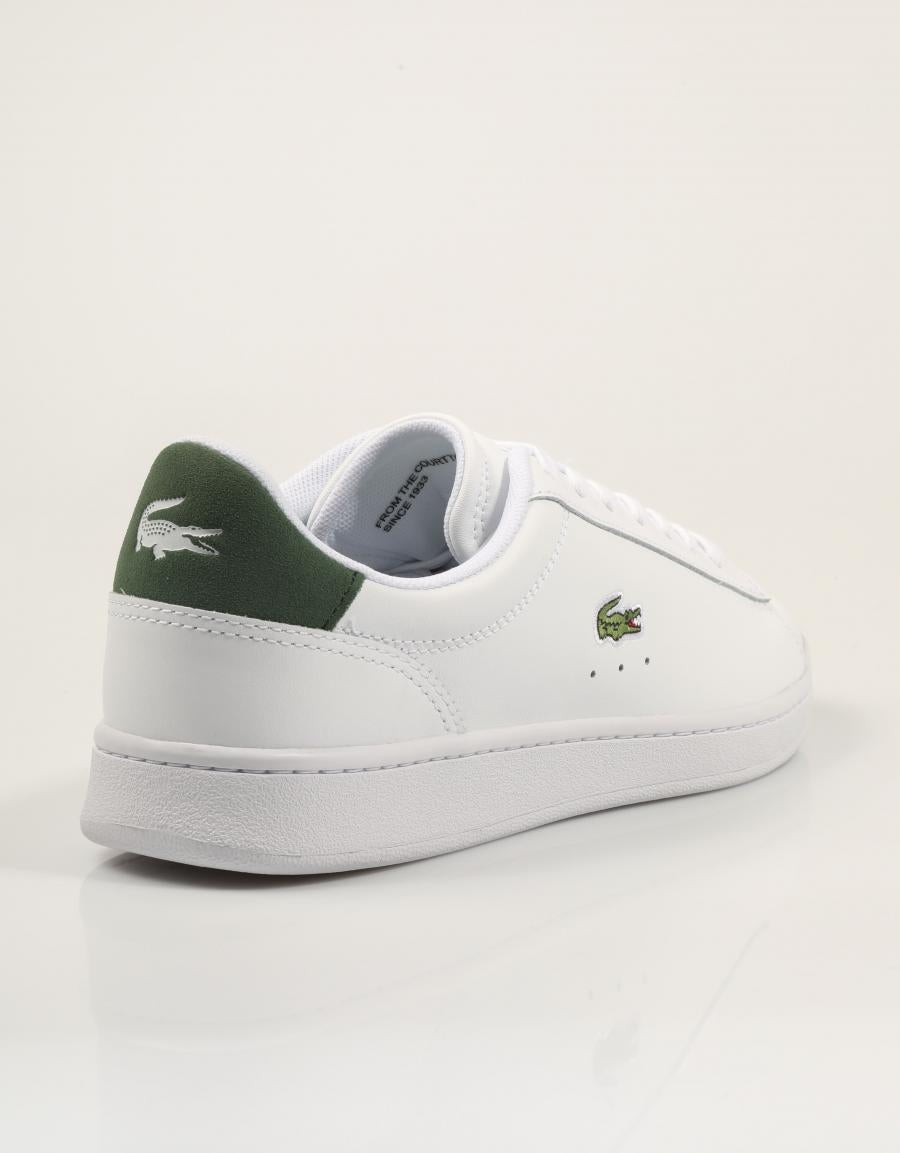 ZAPATILLAS LACOSTE CARNABY  WHITE 48SMA0011 en color Blanco