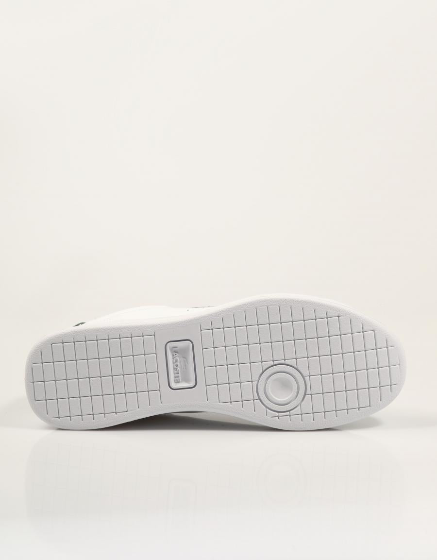 ZAPATILLAS LACOSTE CARNABY  WHITE 48SMA0011 en color Blanco