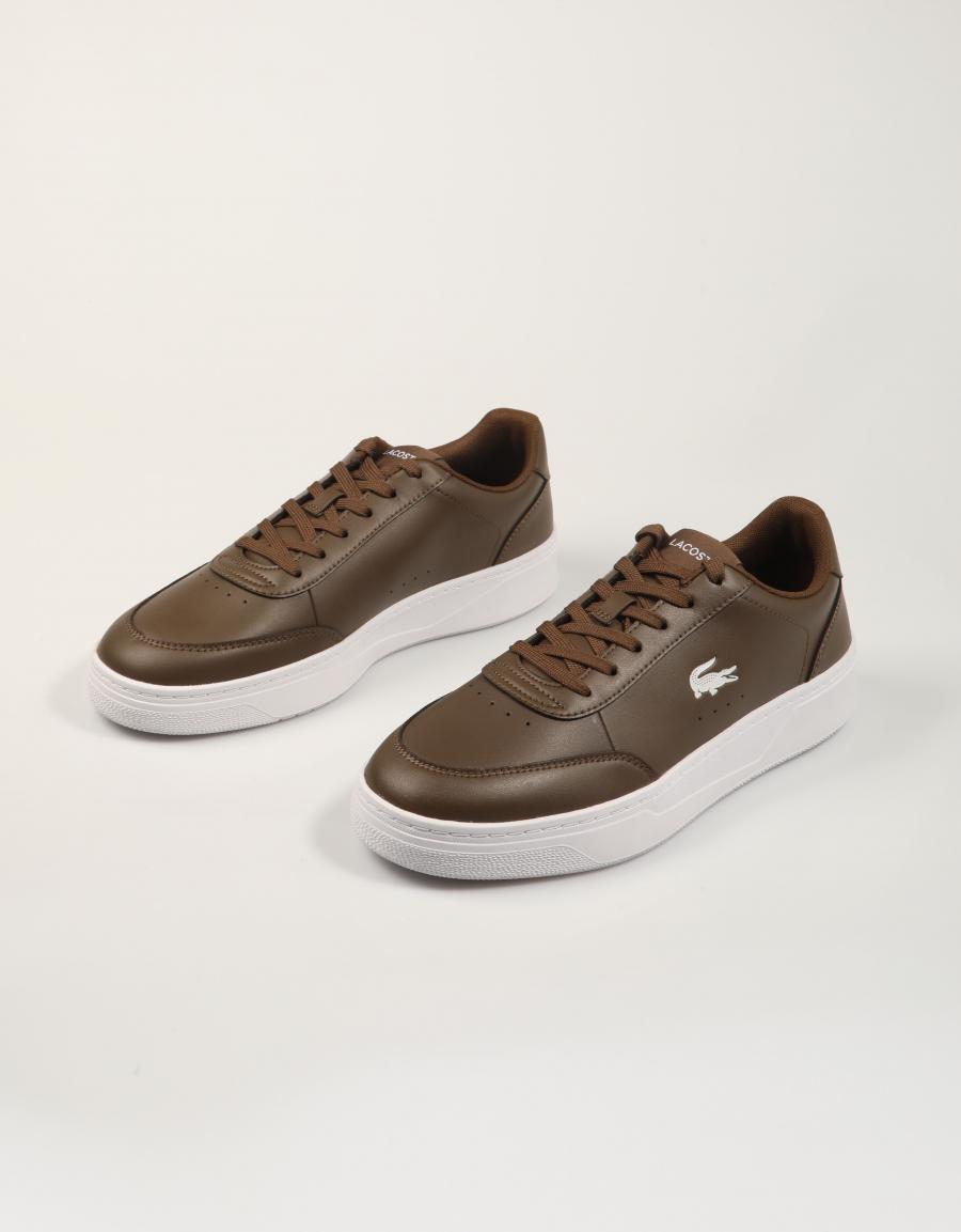 ZAPATILLAS LACOSTE COURT PRO BROWN 52SMA0185 en color Marron
