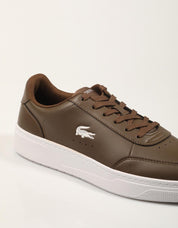 ZAPATILLAS LACOSTE COURT PRO BROWN 52SMA0185 en color Marron