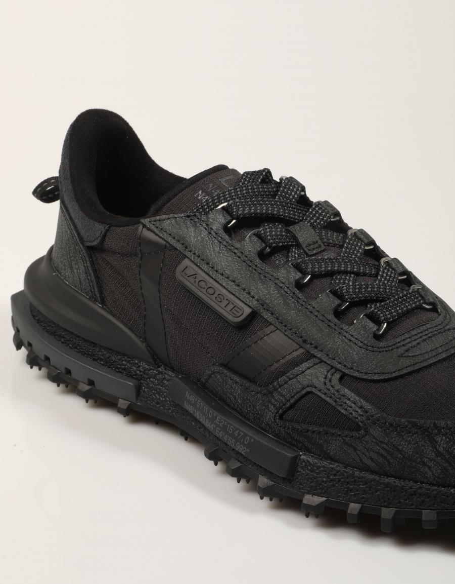 ZAPATILLAS LACOSTE ELITE ACTIVE BLACK 50SMA0083 en color Negro