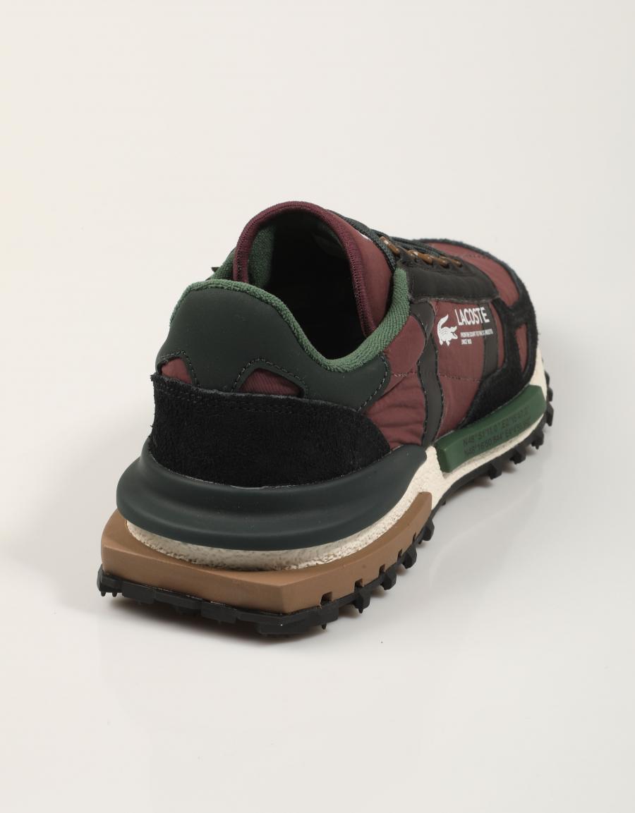 ZAPATILLAS LACOSTE ELITE ACTIVE BURGUNDY 52SMA0087 en color Burdeos