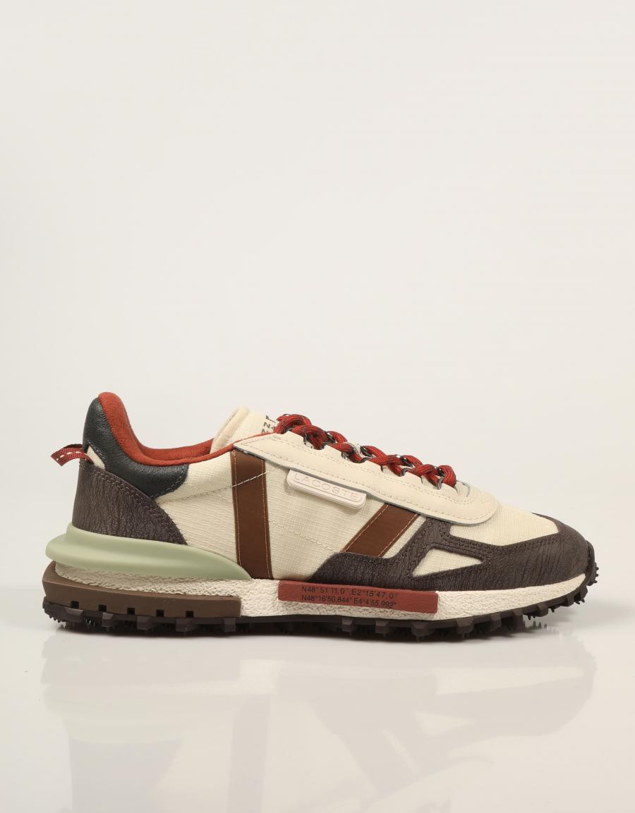 ZAPATILLAS LACOSTE ELITE ACTIVE LT TAN 52SMA0088 en color Beige