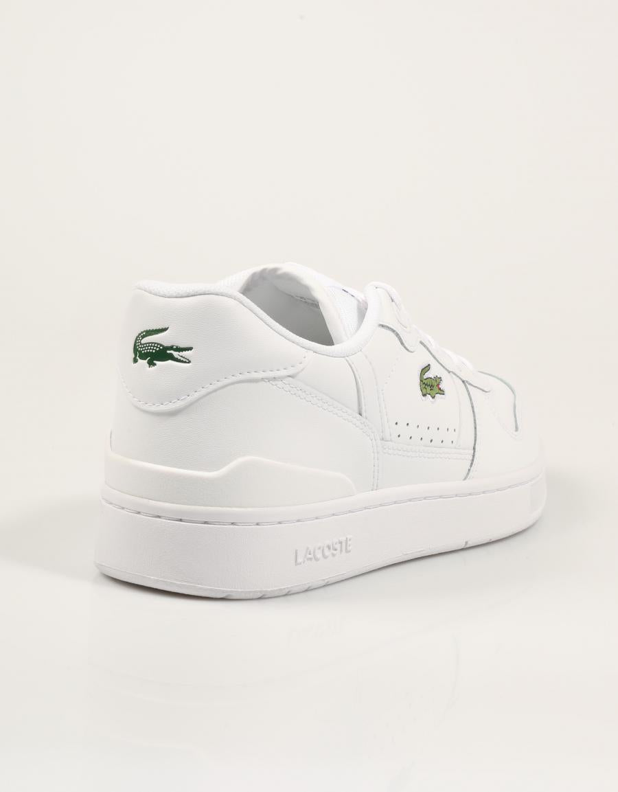ZAPATILLAS LACOSTE T CLIP WHITE 48SMA0031 en color Blanco